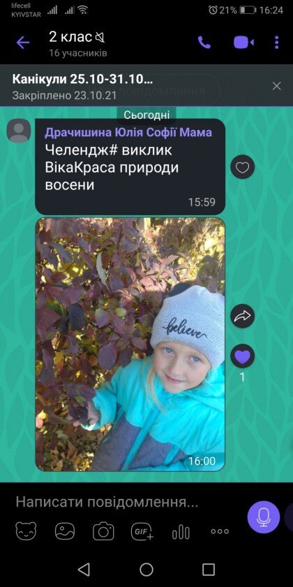Сьогодні 10 листопада у 2 класі відбувся тематичний вечір : Краса української мови та поезії - окраса рідного краю восени!